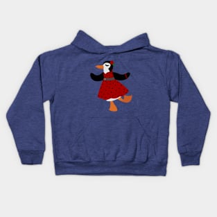 Dapper Day Penguin Kids Hoodie